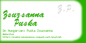 zsuzsanna puska business card